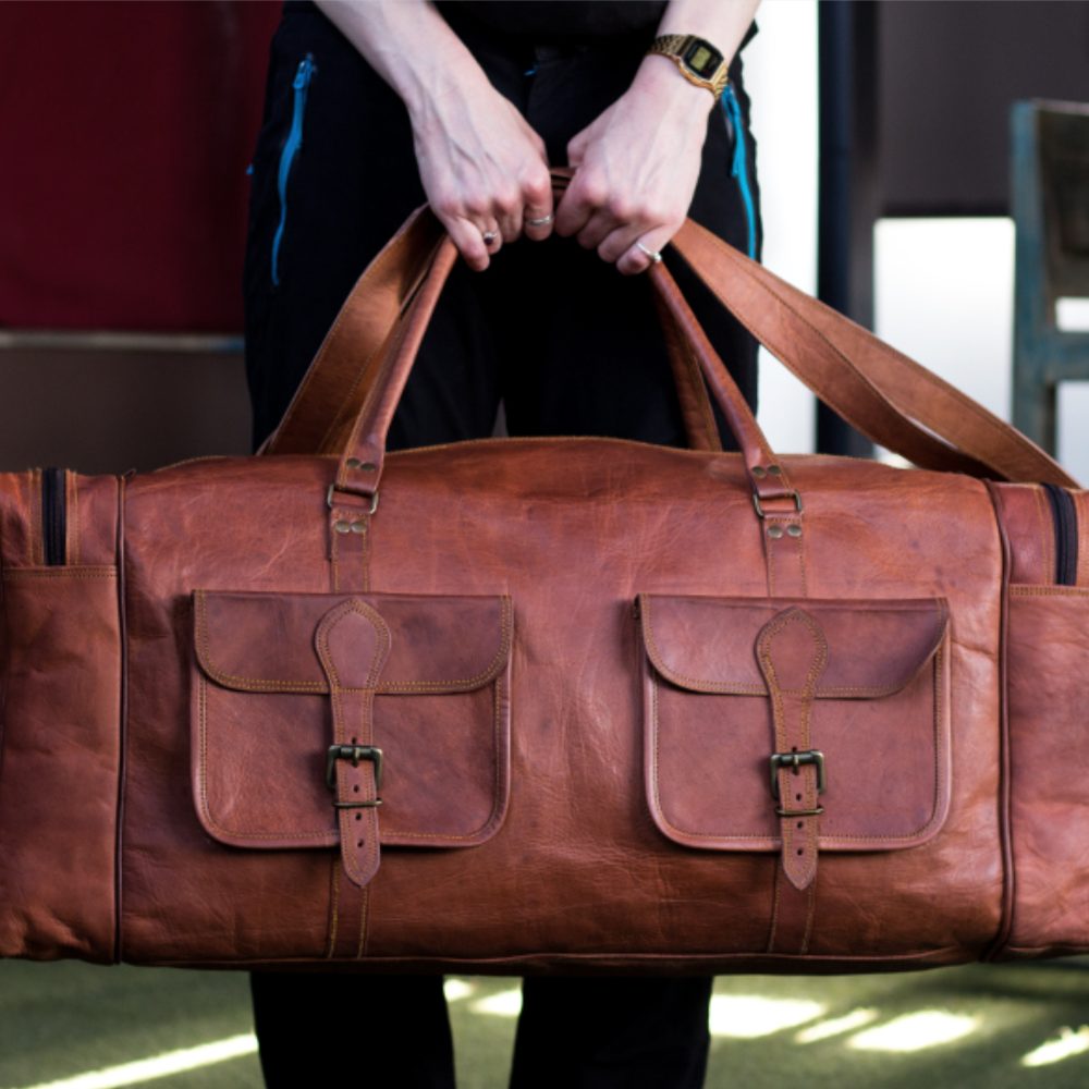 Leather Duffle Bag
