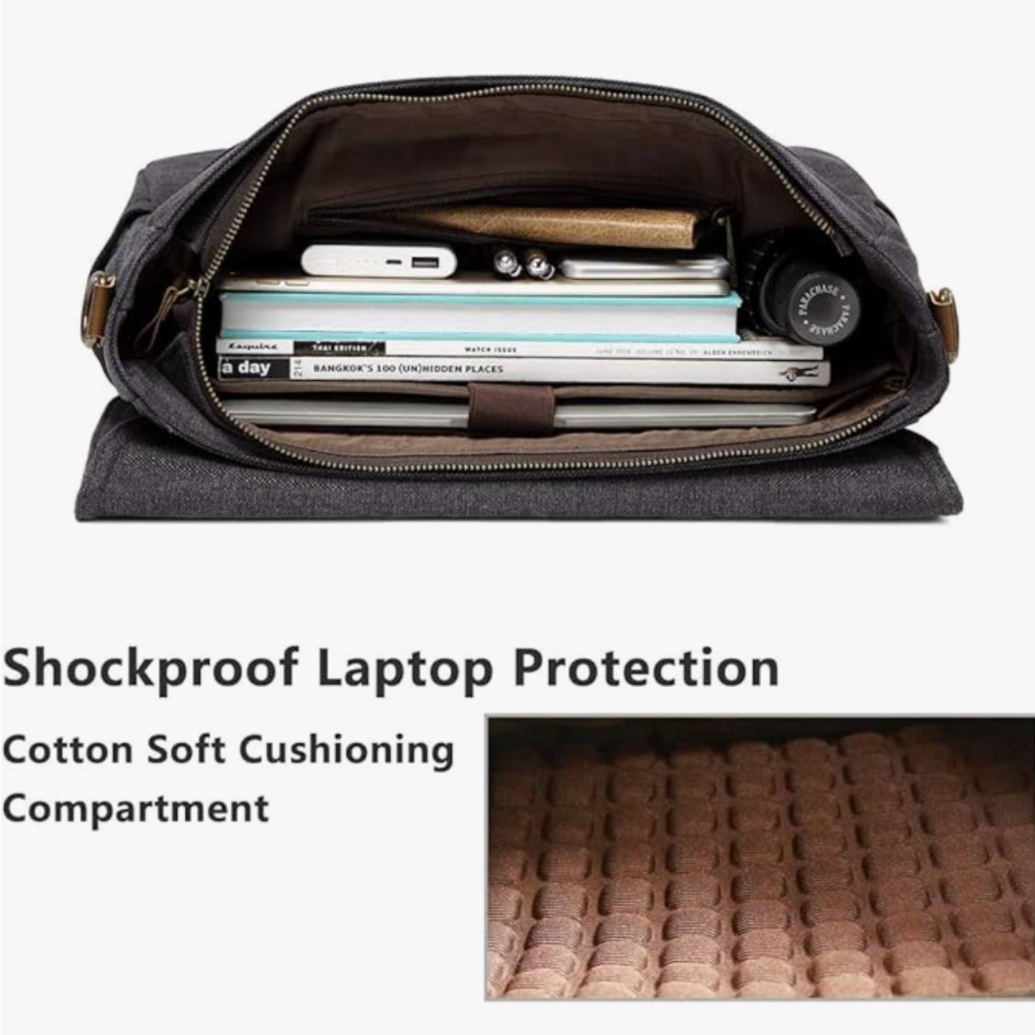Messenger Bag, Brown: image 4