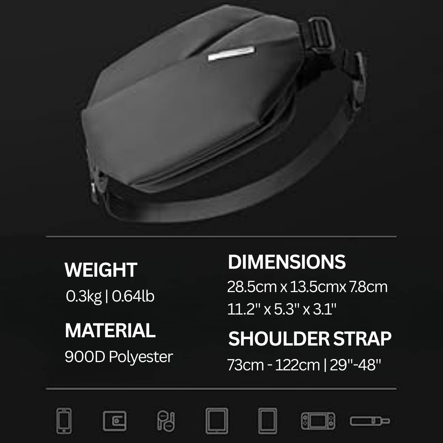 Sling Bag for Men: image 2