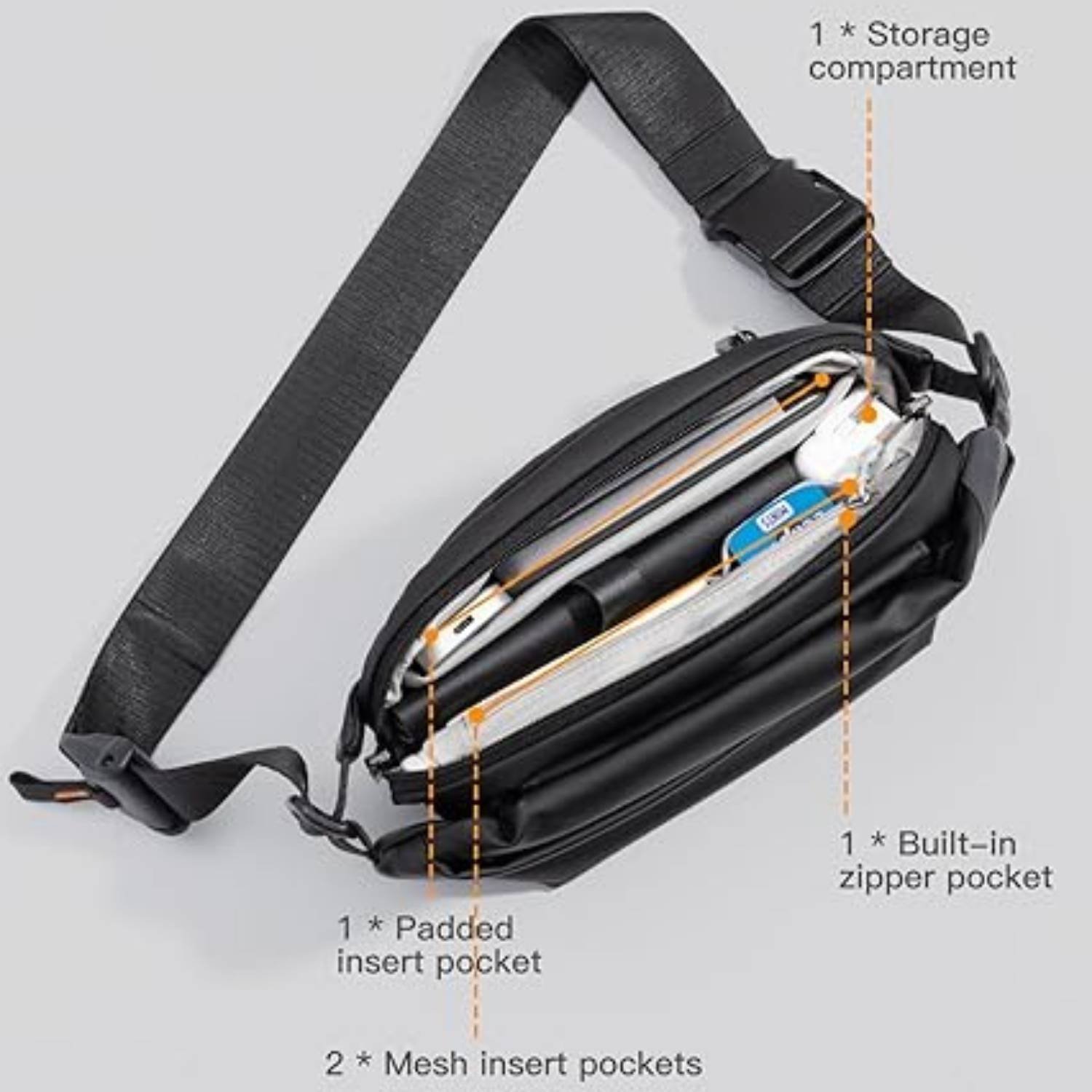 Sling Bag for Men: image 3